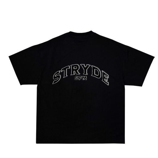 Black/grey SFM design T-shirt